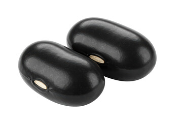Isolated Pair of Black Beans