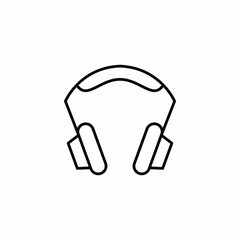 wireless headset icon sign vector
