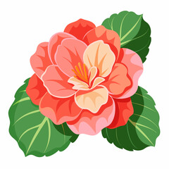 vector illustration of a flower