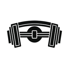 Weightlifting belt silhouette for strength training