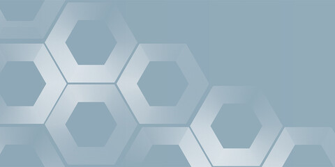 Gray Tech Finance Fintech Background Abstract Hexagon Pattern. Abstract Business Tech Science Vector Backdrop art nice modern