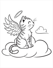 Cute Kitten Adventures Coloring Pages – Fun Line Art for Kids