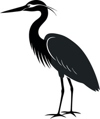 heron bird silhouette