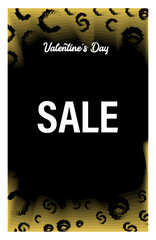 Stylish Valentine's Day Sale Vector Poster & Banner Templates Set-02