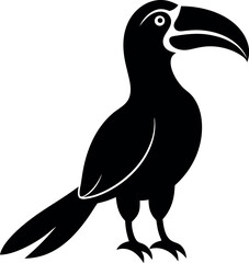 hornbill bird silhouette 