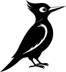 woodpecker bird silhouette 
