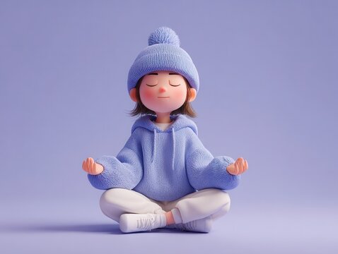 Mindful breathing exercises to enter sleep mode and inner peace
