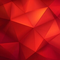 
Red Geometric Polygonal Background