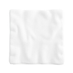 Fototapeta premium White towel isolated on transparent background