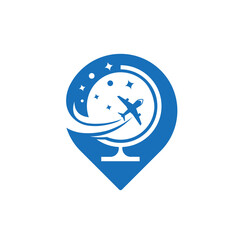 travel  abstract logo modern style