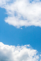 6月の空　昼の青空に白い雲21