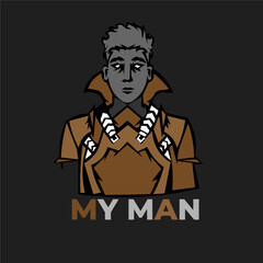 illustration, vector, cartoon, face, retro, art, worker, icon, business, head, woman, drawing, music, black, hand