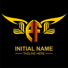 PF Golden Wing Emblem Logo