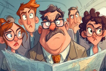 People crammed on public transport, expressions of discomfort.