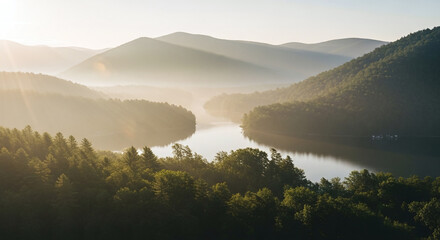 Obraz premium panoramic view of the mountains