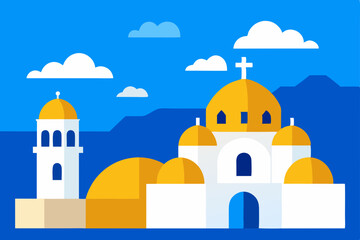 church in santorini greece