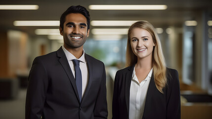 portrait of business people