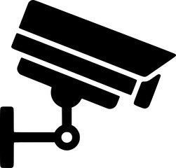 Security camera icon on a mount