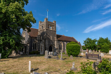 St Marys Church in Walton, Felixstowe, Suffolk, UK