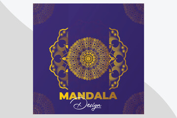 Creative luxury decorative mandala background