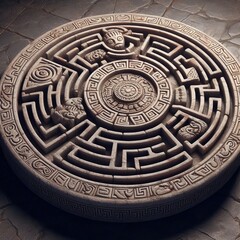 Stone maze artifact altar