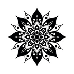 Floral Mehndi Pattern