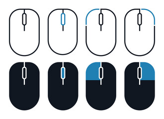 Mouse buttons icon. Illustration vector