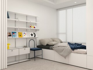 modern bedroom interior