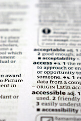English Dictionary Definition Of Word -Access