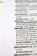 English Dictionary Definition Of Word - Absorb