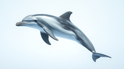 dolphin isolated on white background