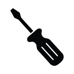 Screwdriver tool isolated on white background