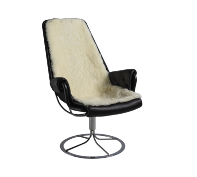 Fur Office Arm Chair On PNG Transparent Background .Cut-Out Clipping Path With Adobe Photoshop Pen Tool .PNG Transparent  Chair