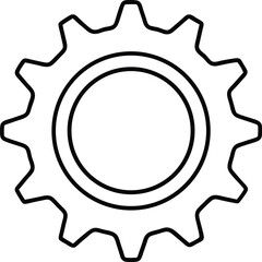 Gear with Eight Smooth Rounded Teeth.