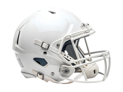 football helmet isolated on white background