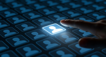 Selecting a profile from a digital database