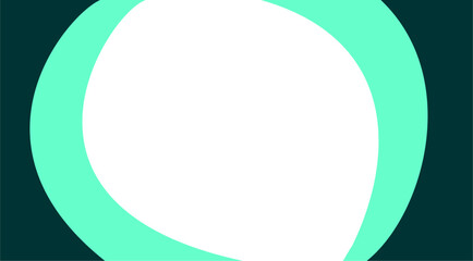 abstract green wave background with copy space