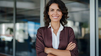 Naklejka premium portrait of a businesswoman