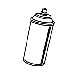 spray can isolated on white