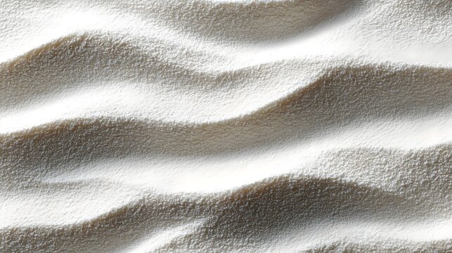 Soft sand texture background natural ripple wind pattern bird eye view of beach or desert scene great travel relaxation nature related concepts white background - Powered by Adobe