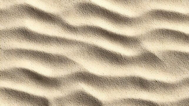 Soft sand texture background natural ripple wind pattern bird eye view of beach or desert scene great travel relaxation nature related concepts white background 