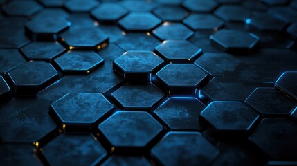 Abstract hexagonal pattern