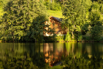 Obraz premium house on the lake