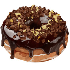 Chocolate donuts are delicious.