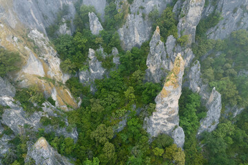 Formations in Panizares, Las Merindades, Burgos, Castilla y Leon, Spain