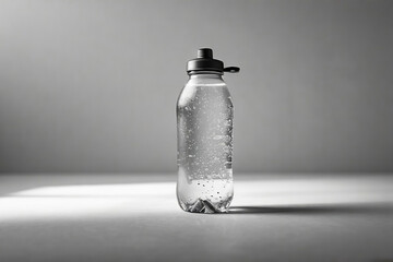 bottle of water with a splash