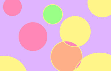 カラフルドットの背景