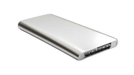 Sleek Silver Power Bank or SSD Enclosure