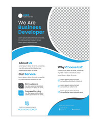 Enhance your brand visibility with this high-quality business flyer, designed for corporate marketing, product launches, and business events. Featuring a modern, sleek design with bold typography.