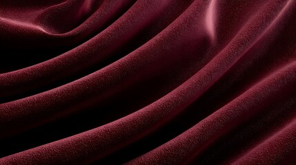 Velvet fabric texture background deep fold smooth shine rich texture dark maroon captured soft top down perspective fashion luxury or theatrical visuals custom velvet red background cut out isolated